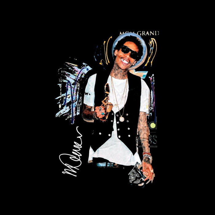 Sidney Maurer Original Portrait Of Wiz Khalifa Billboard Award Women's Sweatshirt