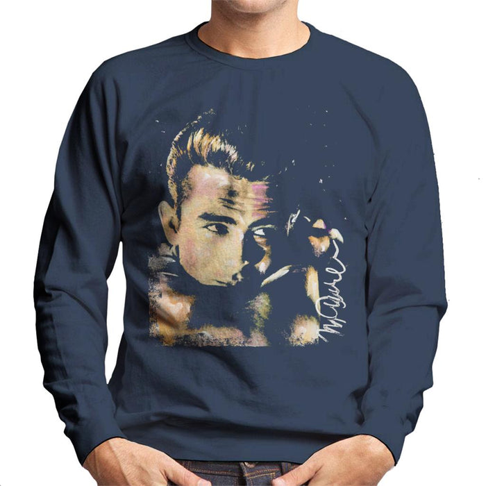 Sidney Maurer Original Portrait Of James Dean Quiff Men's Sweatshirt