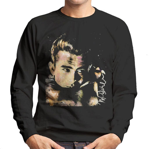 Sidney Maurer Original Portrait Of James Dean Quiff Men's Sweatshirt