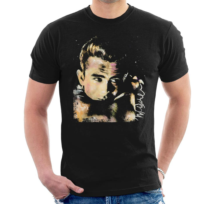 Sidney Maurer Original Portrait Of James Dean Quiff Men's T-Shirt