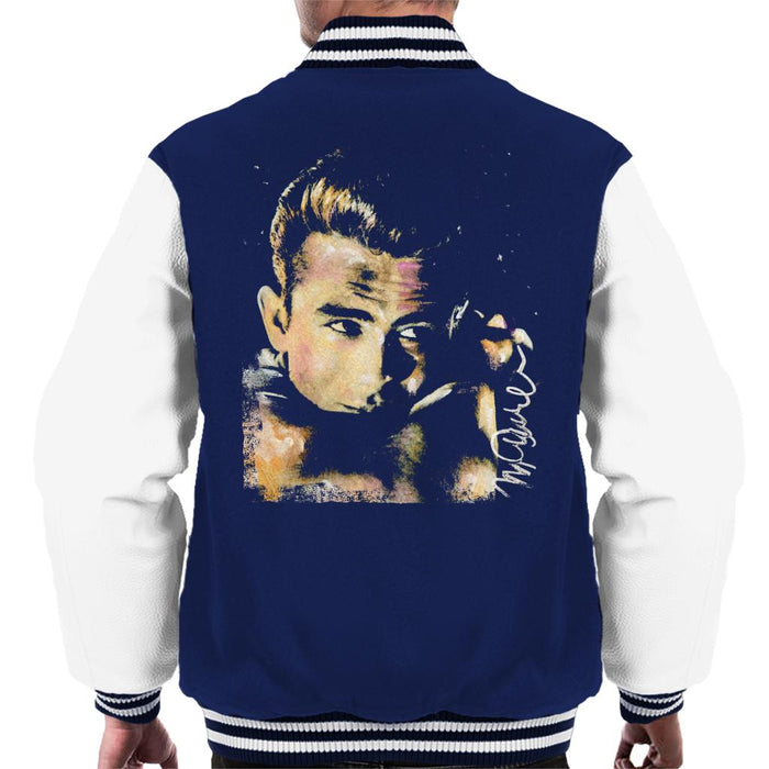Sidney Maurer Original Portrait Of James Dean Quiff Men's Varsity Jacket