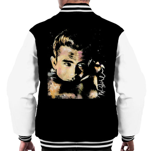 Sidney Maurer Original Portrait Of James Dean Quiff Men's Varsity Jacket