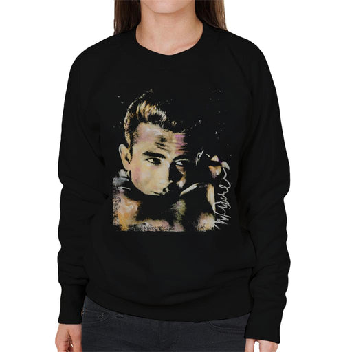 Sidney Maurer Original Portrait Of James Dean Quiff Women's Sweatshirt