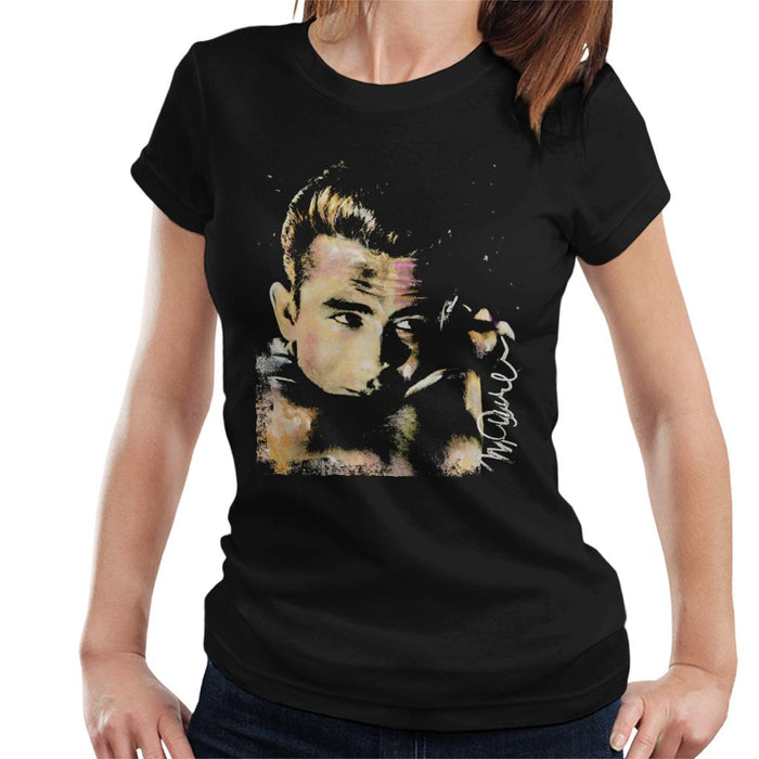 Sidney Maurer Original Portrait Of James Dean Quiff Women's T-Shirt