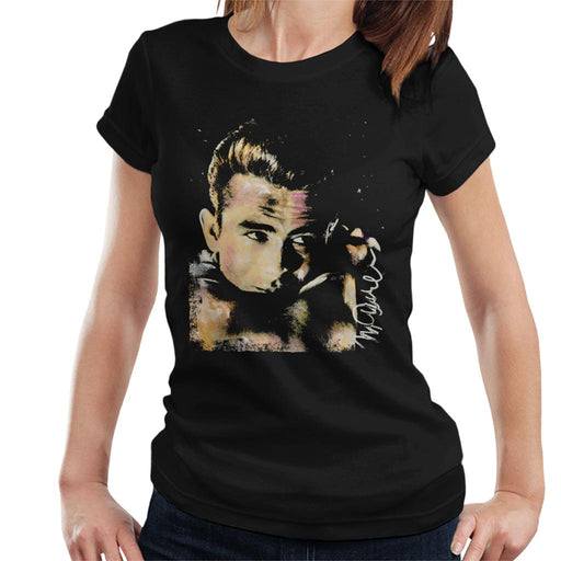 Sidney Maurer Original Portrait Of James Dean Quiff Women's T-Shirt