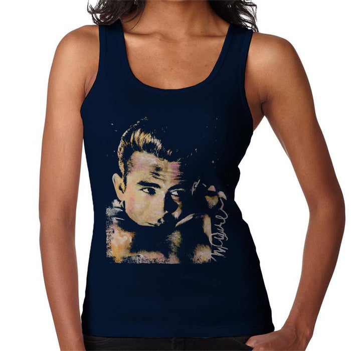 Sidney Maurer Original Portrait Of James Dean Quiff Women's Vest