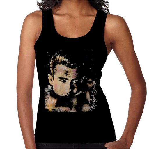 Sidney Maurer Original Portrait Of James Dean Quiff Women's Vest