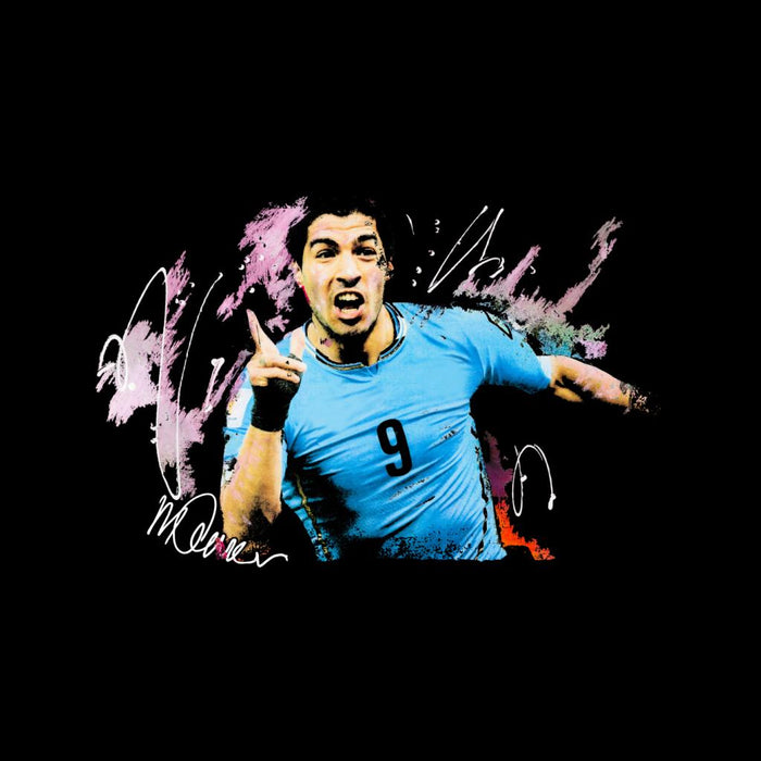 Sidney Maurer Original Portrait Of Luis Suarez Uruguay Women's Sweatshirt
