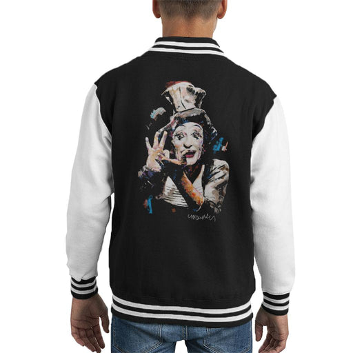 Sidney Maurer Original Portrait Of Marcel Marceau Kid's Varsity Jacket