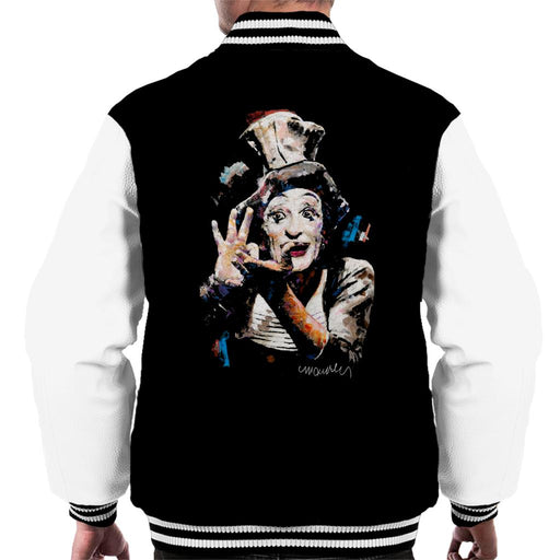 Sidney Maurer Original Portrait Of Marcel Marceau Men's Varsity Jacket