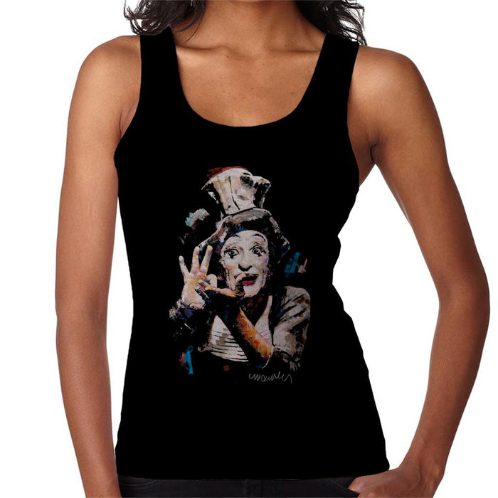 Sidney Maurer Original Portrait Of Marcel Marceau Women's Vest
