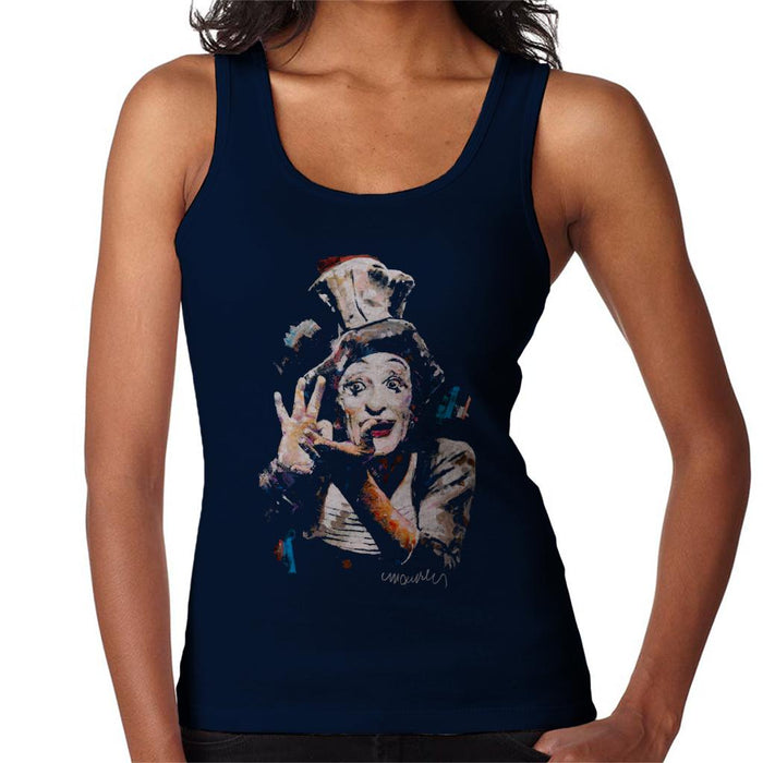 Sidney Maurer Original Portrait Of Marcel Marceau Women's Vest