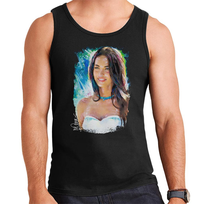 Sidney Maurer Original Portrait Of Megan Fox Men's Vest
