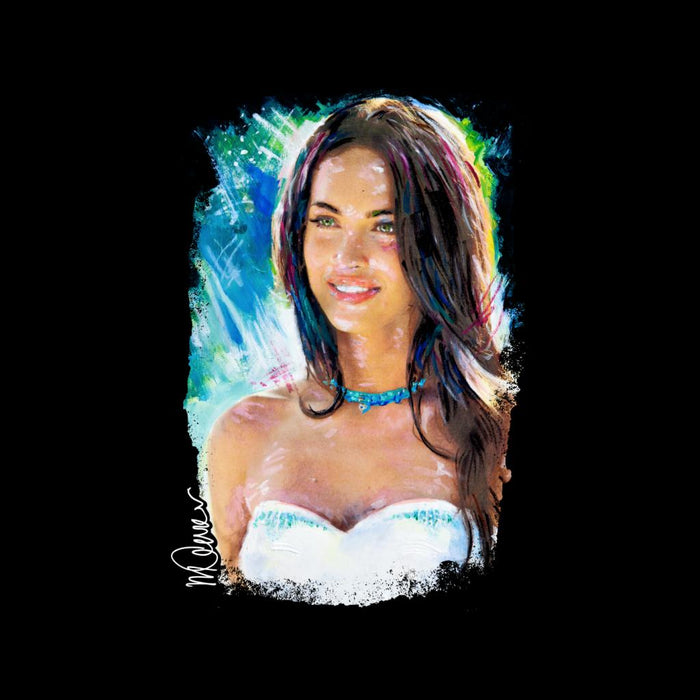 Sidney Maurer Original Portrait Of Megan Fox Men's Varsity Jacket