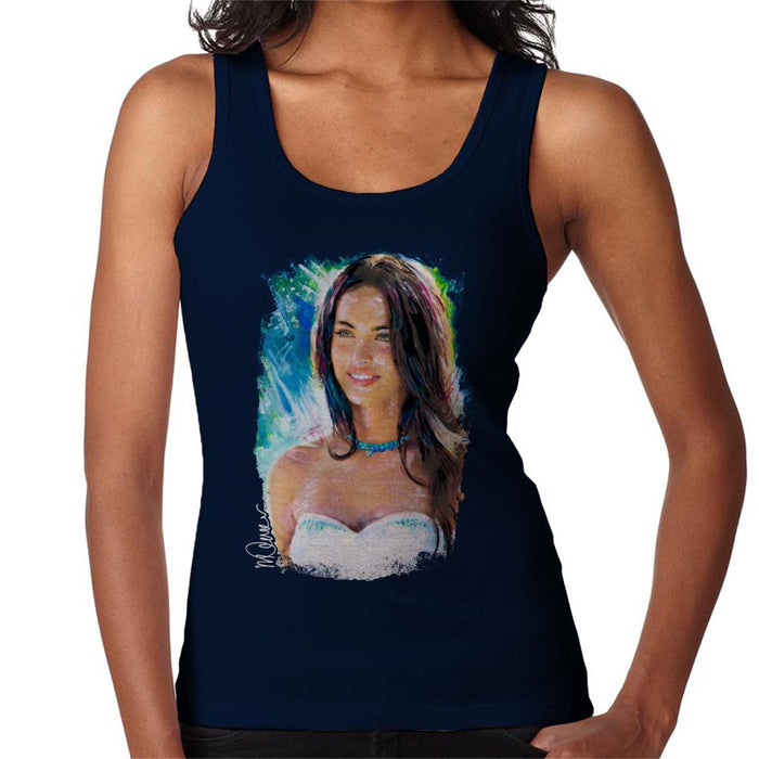 Sidney Maurer Original Portrait Of Megan Fox Women's Vest