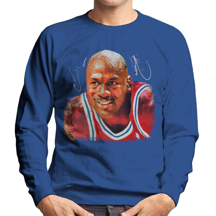 Sidney Maurer Original Portrait Of Michael Jordan Chicago Bulls Men's Sweatshirt
