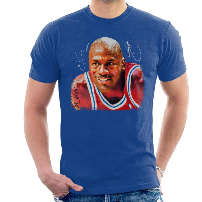 Sidney Maurer Original Portrait Of Michael Jordan Chicago Bulls Men's T-Shirt