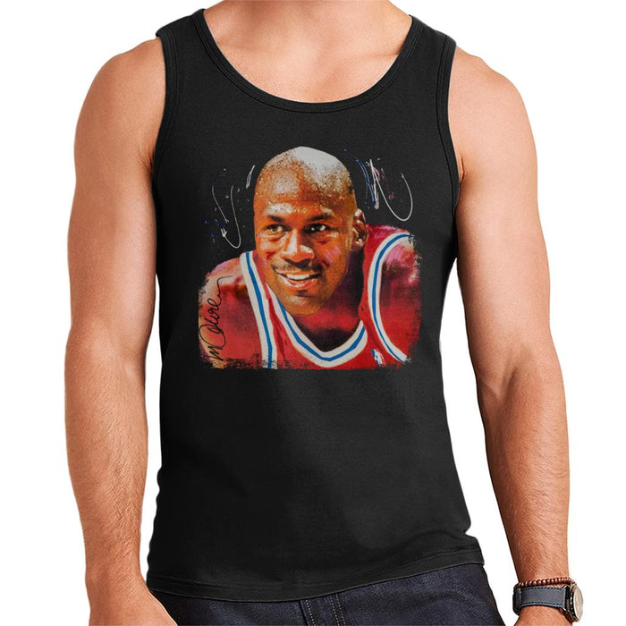 Sidney Maurer Original Portrait Of Michael Jordan Chicago Bulls Men's Vest