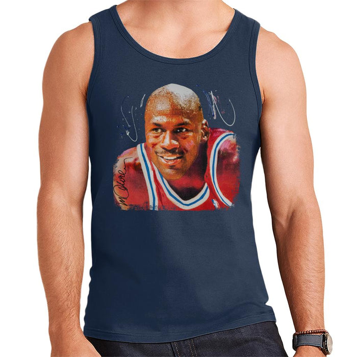 Sidney Maurer Original Portrait Of Michael Jordan Chicago Bulls Men's Vest