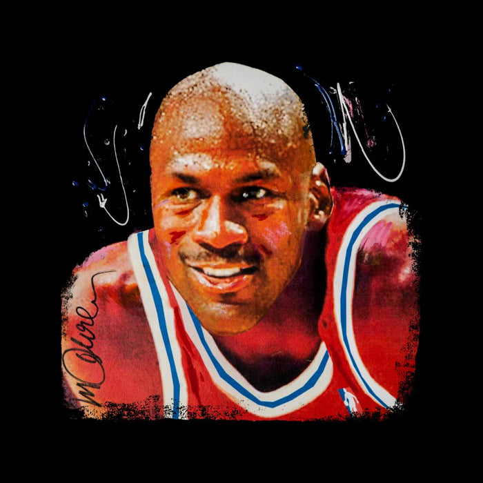 Sidney Maurer Original Portrait Of Michael Jordan Chicago Bulls Kid's Varsity Jacket