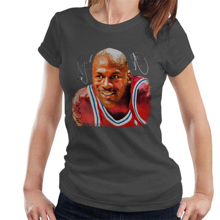 Sidney Maurer Original Portrait Of Michael Jordan Chicago Bulls Women's T-Shirt