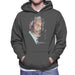 Sidney Maurer Original Portrait Of Morgan Freeman Men's Hooded Sweatshirt
