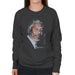 Sidney Maurer Original Portrait Of Morgan Freeman Women's Sweatshirt