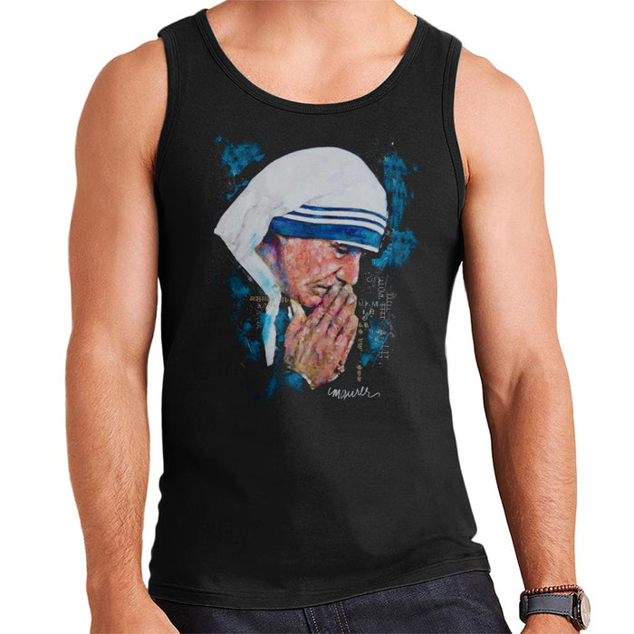 Sidney Maurer Original Portrait Of Mother Teresa Men's Vest