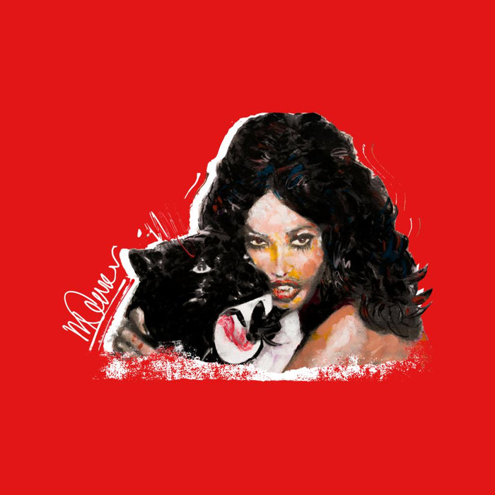 Sidney Maurer Original Portrait Of Naomi Campbell Panther Men's Varsity Jacket