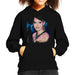 Sidney Maurer Original Portrait Of Natalie Portman Kid's Hooded Sweatshirt