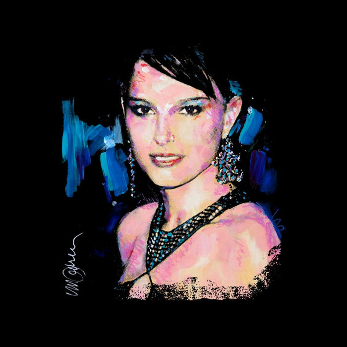 Sidney Maurer Original Portrait Of Natalie Portman Kid's Varsity Jacket