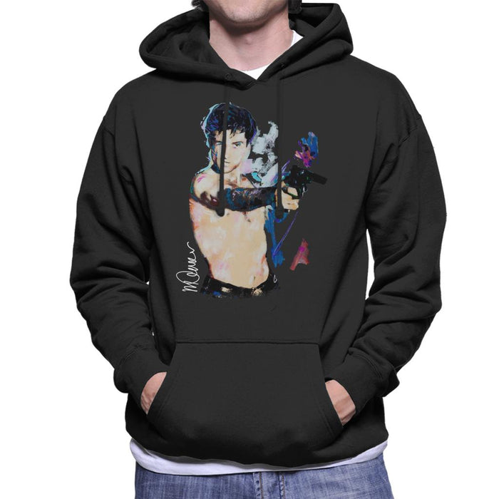 Sidney Maurer Original Portrait Of Robert De Niro Taxi Driver Men's Hooded Sweatshirt