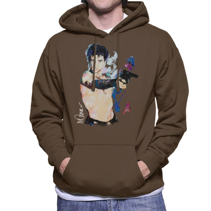 Sidney Maurer Original Portrait Of Robert De Niro Taxi Driver Men's Hooded Sweatshirt