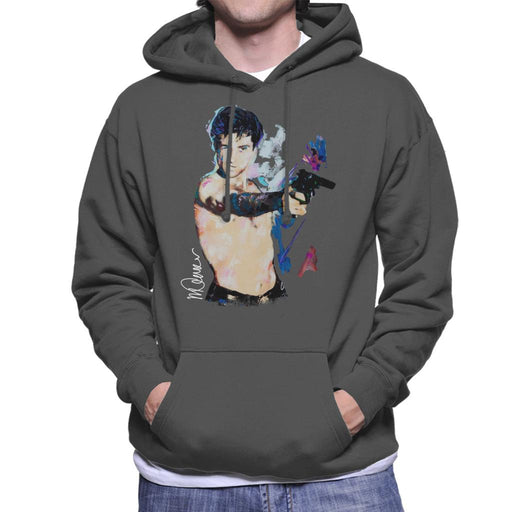 Sidney Maurer Original Portrait Of Robert De Niro Taxi Driver Men's Hooded Sweatshirt