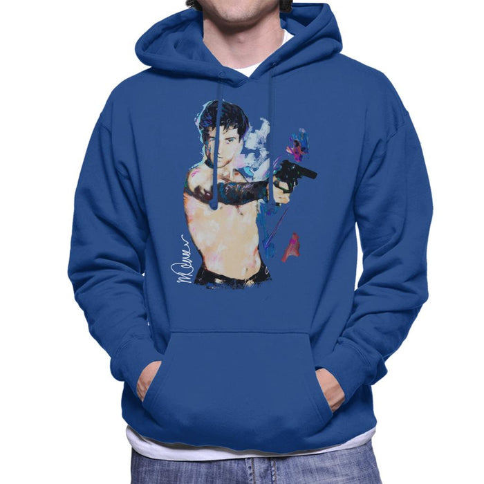 Sidney Maurer Original Portrait Of Robert De Niro Taxi Driver Men's Hooded Sweatshirt