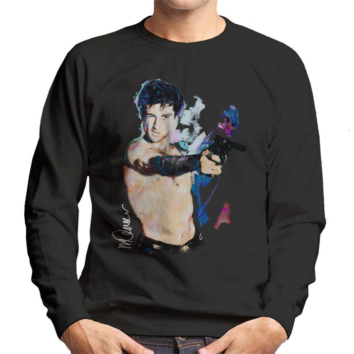 Sidney Maurer Original Portrait Of Robert De Niro Taxi Driver Men's Sweatshirt
