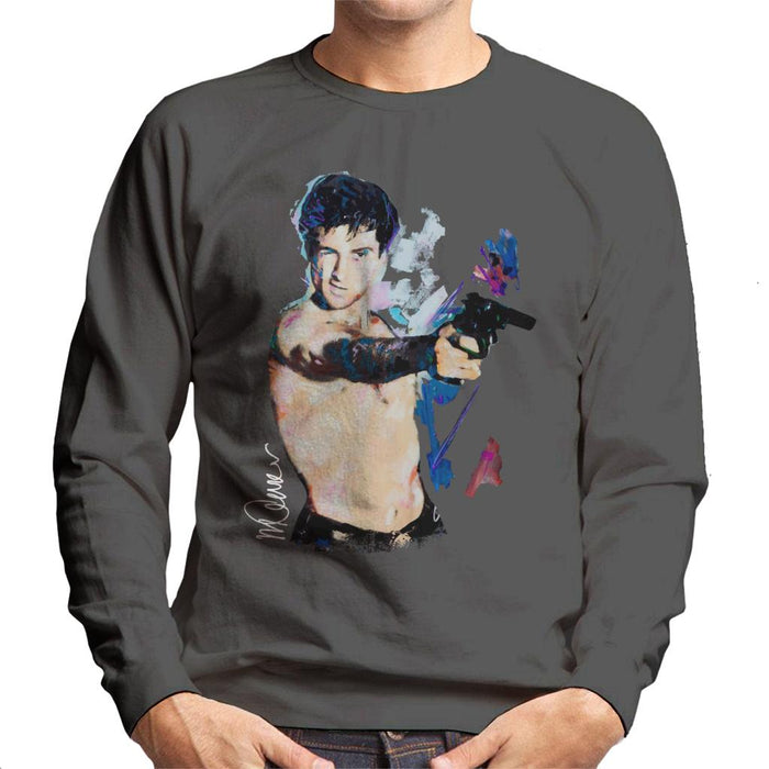 Sidney Maurer Original Portrait Of Robert De Niro Taxi Driver Men's Sweatshirt
