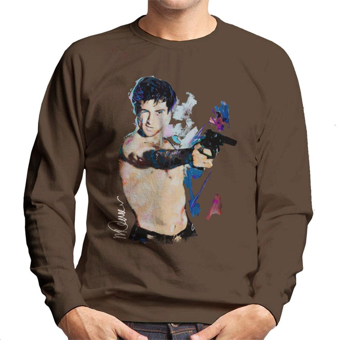 Sidney Maurer Original Portrait Of Robert De Niro Taxi Driver Men's Sweatshirt