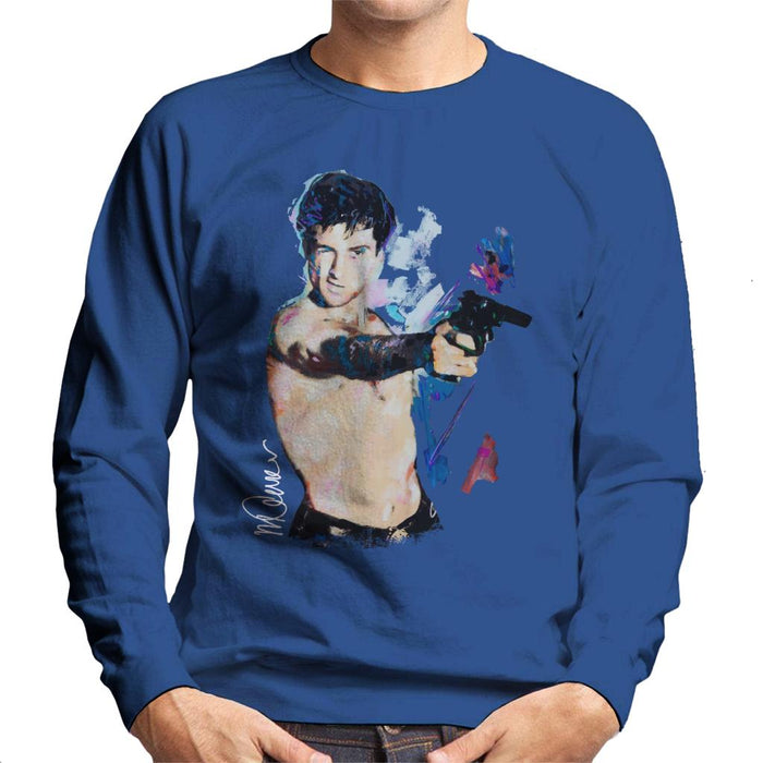 Sidney Maurer Original Portrait Of Robert De Niro Taxi Driver Men's Sweatshirt