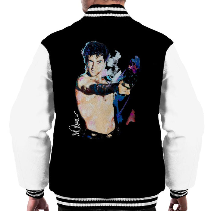 Sidney Maurer Original Portrait Of Robert De Niro Taxi Driver Men's Varsity Jacket