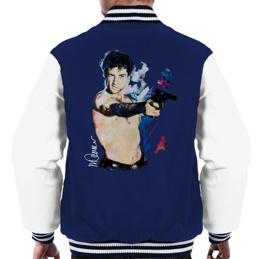 Sidney Maurer Original Portrait Of Robert De Niro Taxi Driver Men's Varsity Jacket