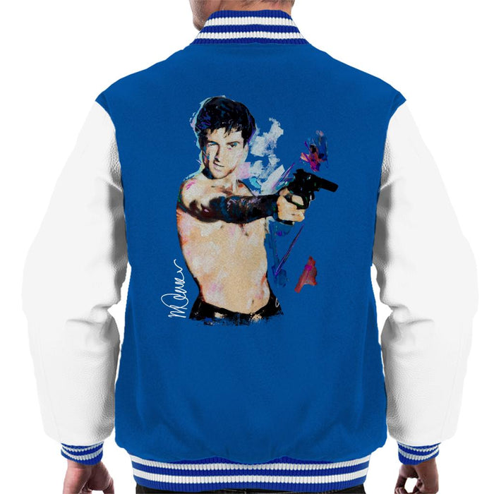 Sidney Maurer Original Portrait Of Robert De Niro Taxi Driver Men's Varsity Jacket