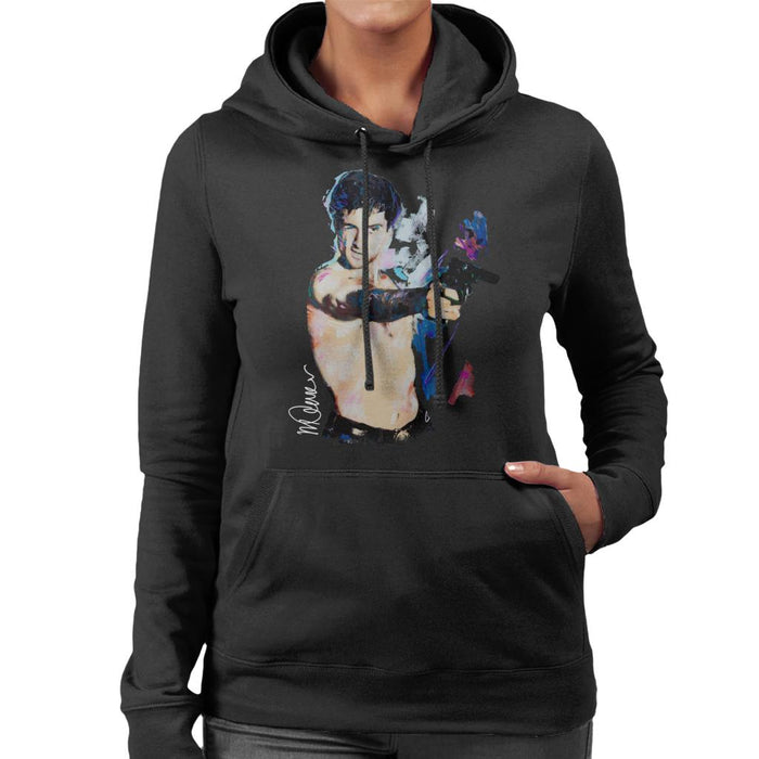 Sidney Maurer Original Portrait Of Robert De Niro Taxi Driver Women's Hooded Sweatshirt