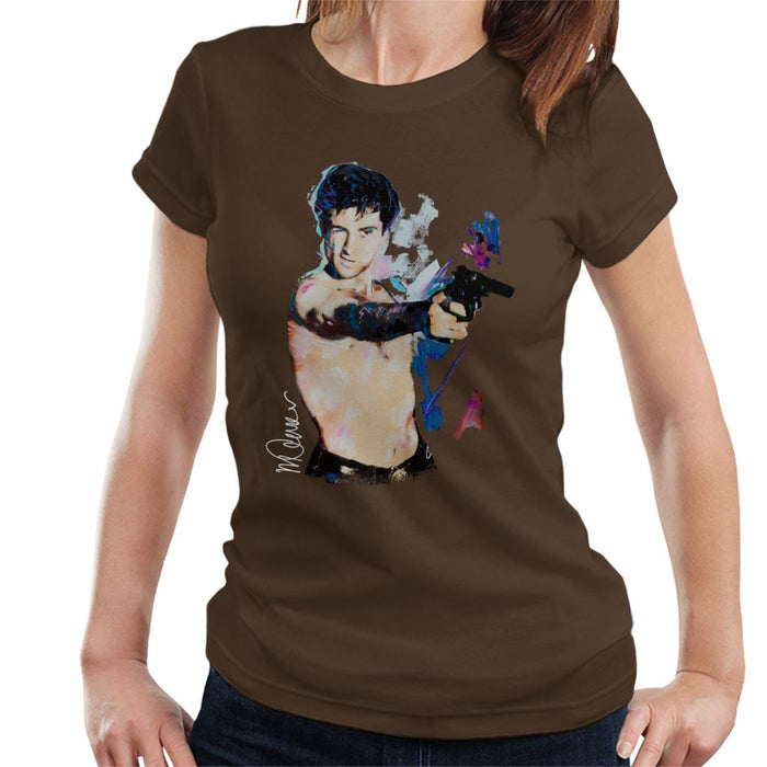 Sidney Maurer Original Portrait Of Robert De Niro Taxi Driver Women's T-Shirt