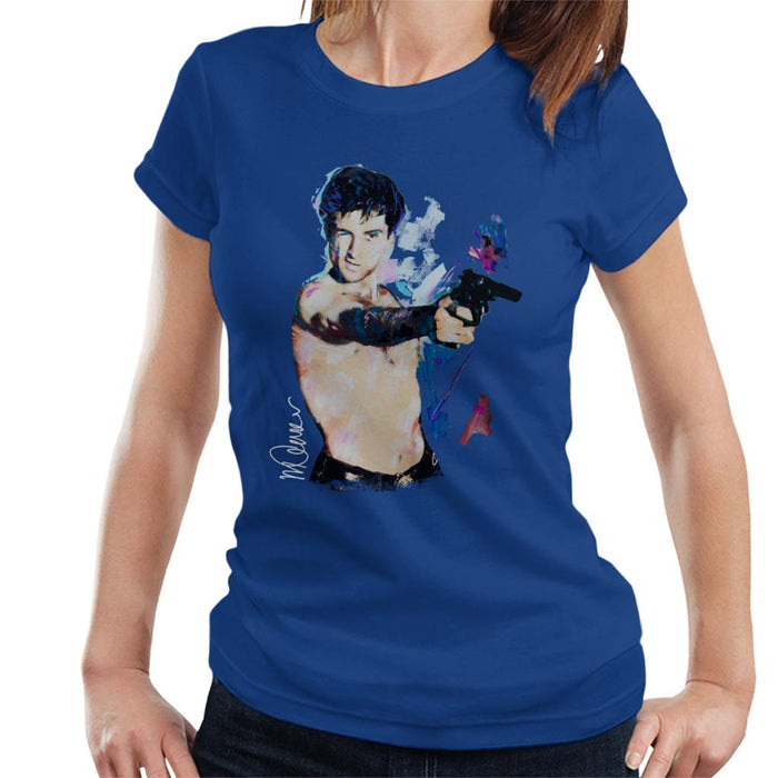 Sidney Maurer Original Portrait Of Robert De Niro Taxi Driver Women's T-Shirt