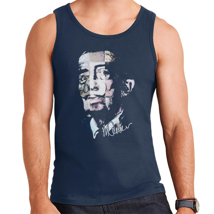 Sidney Maurer Original Portrait Of Salvador Dali Pop Art Men's Vest