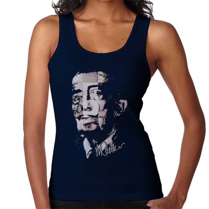 Sidney Maurer Original Portrait Of Salvador Dali Pop Art Women's Vest