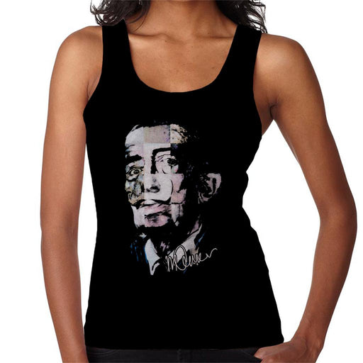 Sidney Maurer Original Portrait Of Salvador Dali Pop Art Women's Vest