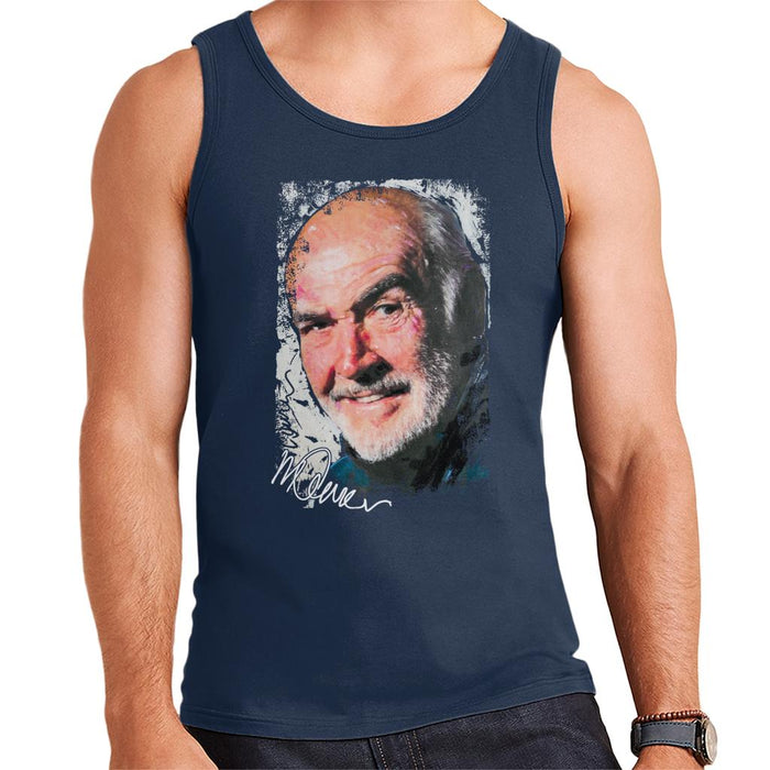 Sidney Maurer Original Portrait Of Actor Sean Connery Men's Vest