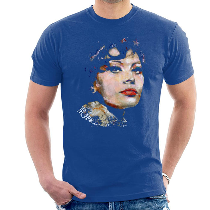 Sidney Maurer Original Portrait Of Actress Sophia Loren Men's T-Shirt